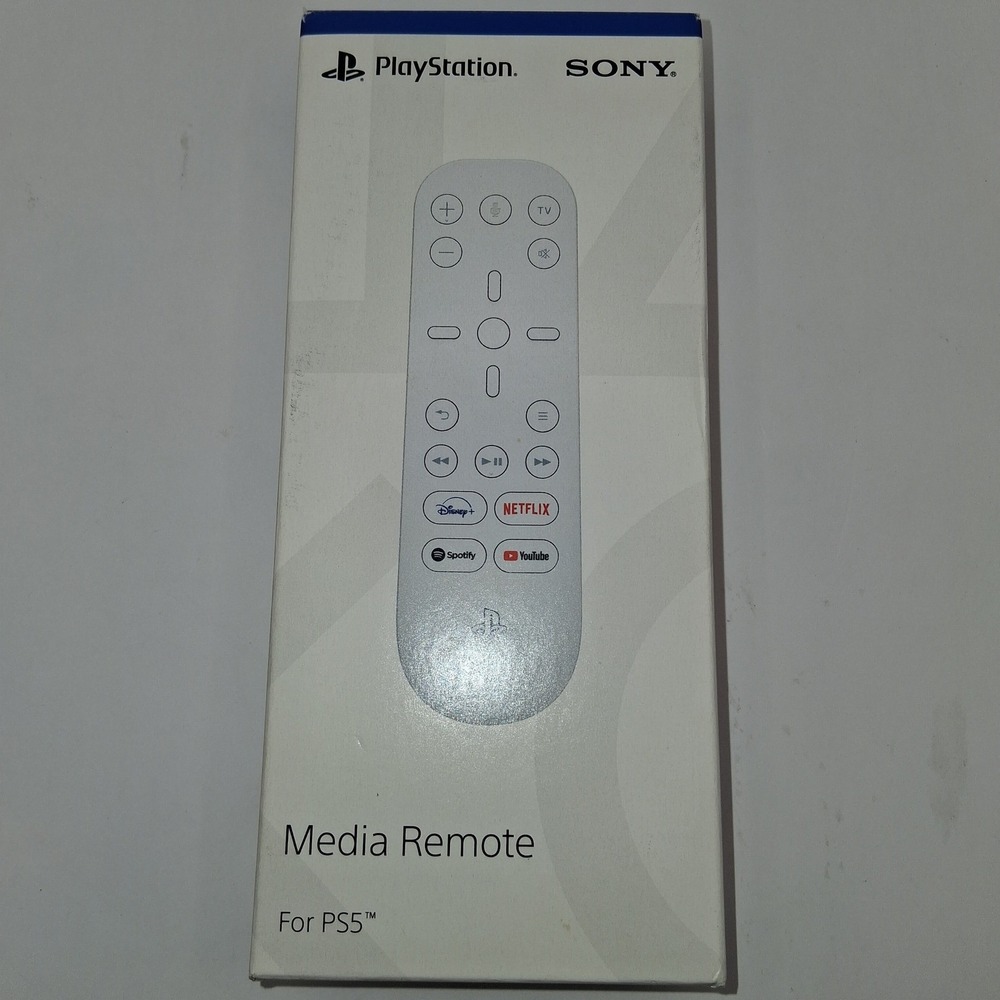 Sony PlayStation 5 Media Remote PS5 White Entertainment Controller CFI-ZMR1 NEW
